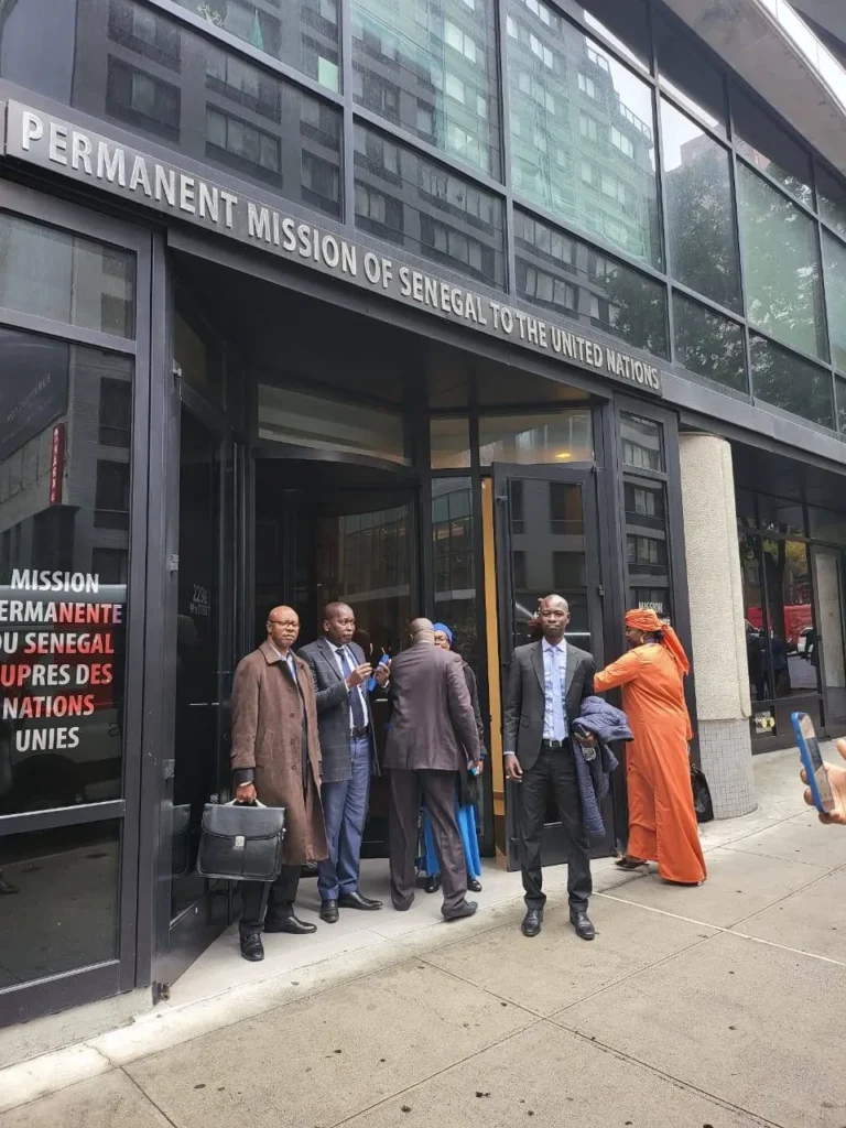 Meeting with His Excellency, Ambassador Cheikh Niang, at the Permanent Mission of Senegal to the United Nations in New York.