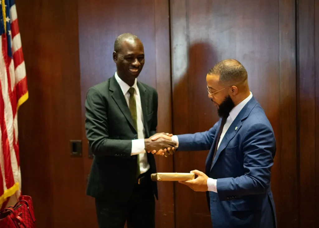 Official Invitation from Michelle Wu, Mayor of the City of Boston:
Working session at Boston City Hall with Mr. Segun Idowu, Chief of the Office of Economic Opportunity and Inclusion of the City of Boston, and the municipal team.