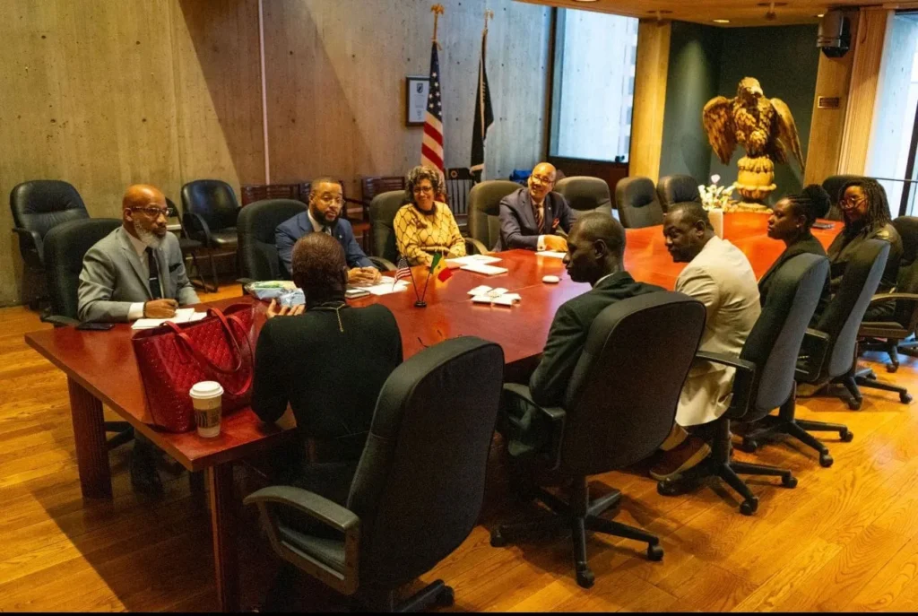 Official Invitation from Michelle Wu, Mayor of the City of Boston:
Working session at Boston City Hall with Mr. Segun Idowu, Chief of the Office of Economic Opportunity and Inclusion of the City of Boston, and the municipal team.